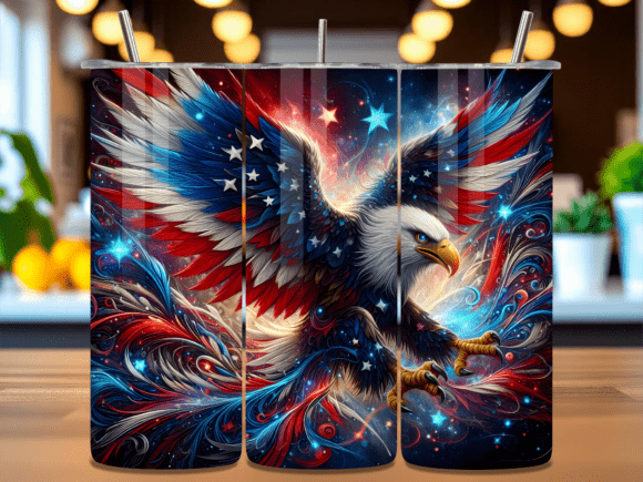 Download Artistic Patriotic Eagle Tumbler Wrap - Patriotic eagle tumbler Collection