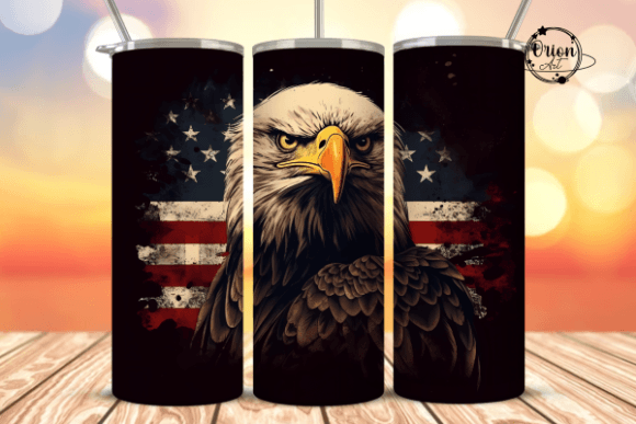 Download Patriotic Eagle Tumbler Wrap PNG - Patriotic eagle tumbler Collection