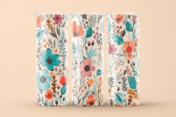 Download Boho Tumbler Design Sublimation Png Wrap - Boho tumbler Collection