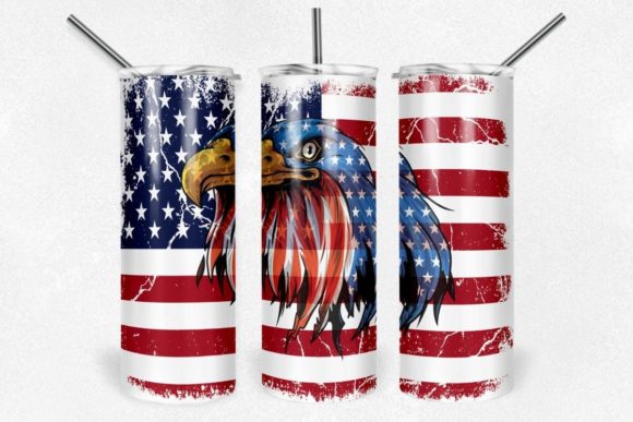 Download Patriotic Eagle Tumbler PNG Sublimation - Patriotic eagle tumbler Collection